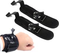 Wrist Mount, Rotating Extension Thickening Arm with Strap Mount Holder for GoPro Hero 10 / 9 / 8 / 7 / 6 / 5 / 4 / 3 + / 3 and for DJI Osmo Action 360, for SJCAM, etc., Black