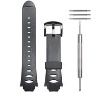 WRISTARMOR Bracelet de montre de rechange pour Suunto Observer SR X6HRM - Pour homme - Pour sports de plein air - Boucle noire