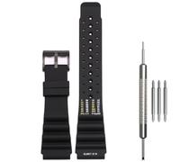 WRISTARMOR Bracelet de montre en silicone souple et imperméable compatible avec Citizen BN0151 BN0150 Bracelet de rechange pour plongeur 20 mm, 22 mm, 24 mm (boucle noire de 22 mm)
