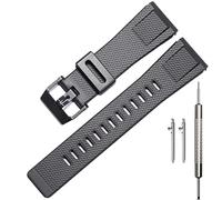 WRISTARMOR Bracelet de rechange en résine pour montre Caiso GA-2000 PRW-6600 PRG-600/650 à libération rapide pour homme 24 mm (noir bleu marine)