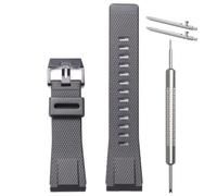 WRISTARMOR Bracelet de rechange en résine pour montre Caiso GA-2000 PRW-6600 PRG-600/650 à libération rapide - 24 mm (noir)