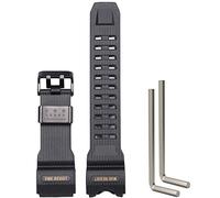 WRISTARMOR Bracelet en résine compatible avec Casio GWG1000 Mudmaster - Bracelet de montre de rechange pour homme - Boucle en acier inoxydable