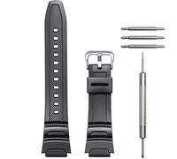 WRISTARMOR Bracelet en résine compatible avec montre de sport étanche Casio AE-1100w SGW-300H AE-1000w AE-1200 W-218H pour homme, Taglia Unica, Résine, Pas de gemme