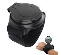 Wristband Rear Mirror, Rear Reflector Wrist Strap Mirror, 15x6x3cm Wide Angle View, 360 Adjustable Riding Mirrors, Wearable Rearview, Cycling Accessories for Biking, Outdoor