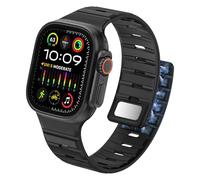 Wristitani Bracelets magnétiques Compatible avec Apple Watch 49mm 46mm 45mm 44mm 42mm Bracelet en silicone souple, pour iWatch Ultra 2/ Ultra SE Series10 9 8 7 6 5 4 3 2 1