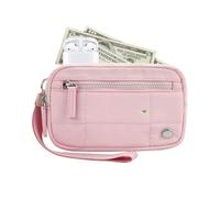 Wristlet Purse, Zipper Coin Wallet, Stylish Daily Pouch, 6.89x4.13 inches Sturdy and Compact Container, Change Purse for Keys, Credit Cards, and Mobile Phone