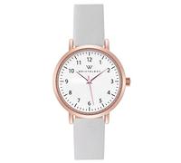 WRISTOLOGY 29 styles de montre en cuir avec mini chiffres - Bracelet interchangeable en cuir véritable - Montre d'infirmière analogique de petite taille facile à lire avec trotteuse pour femmes,