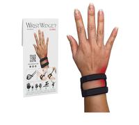 WristWidget® Noir Attelle de poignet réglable pour les déchirures TFCC, taille unique. pour les poignets gauche et droit, soutien pour la mise en charge, exercice