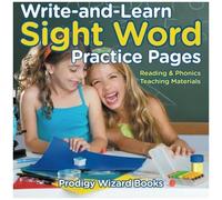 Write-And-Learn Sight Word Practice Pages Reading & Phonics Teaching Materials