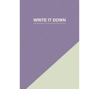 Write It Down