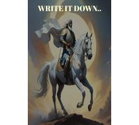 Write It Down Journal: Great for your notes, thoughts, meditations, and classes.
