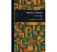 Write It Right