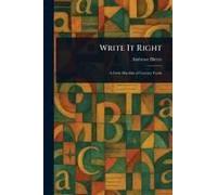 Write It Right