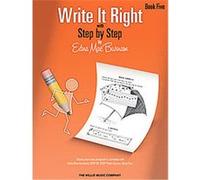 Write It Right Hal Leonard Publishing Corporation, Edna Mae Burnam (Auteur)