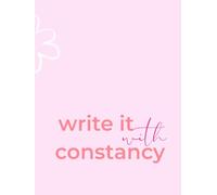 Write it with constancy: Escribe con constancia