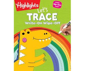 Write-On Wipe-Off Let's Trace: Dry Erase Letter Tracing Workbook for Kids, Wipe Clean Activity Book with Marker