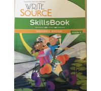 Write Source Skillsbook Teacher's Edition Grade 4