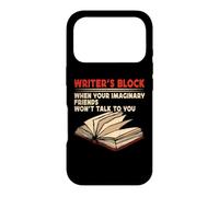 Writer's Block When Your Imaginary Friends Won't Talk to You Coque pour iPhone 17 Pro