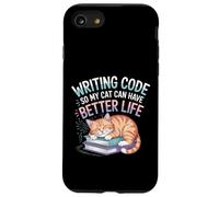 Writing Code So My Cat Can Have Better Life |- Coque pour iPhone SE (2020) / 7/8