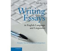 Writing Essays In English Language And Linguistics