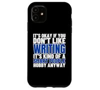 Writing Is For Smart People Auteur Drôle Écrivain Coque pour iPhone 11