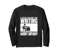 Writing Is For Smart People Auteur Drôle Écrivain Manche Longue