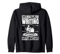 Writing Is For Smart People Auteur Drôle Écrivain Sweat à Capuche