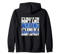 Writing Is For Smart People Auteur Drôle Écrivain Sweat à Capuche