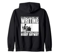 Writing Is For Smart People Auteur Drôle Écrivain Sweat à Capuche