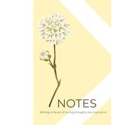 "Writing is the Art of Turning Thoughts into Inspiration" Notebook | easy-to-carry 6x9 paperback notebook | Featuring 120 lined pages, it's ideal for ... home, work, or school | Thoughtful gift idea.