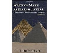 Writing Math Research Papers