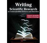 Writing Scientific Research In Communication Sciences And Disorders