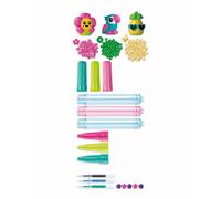 Clementoni - Créer tes stylos - Mini atelier des Stylos - Thème tropical - 3 à créer - Dès 6ans