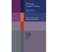 Writing Simple Poems: Pattern Poetry for Language Acquisition