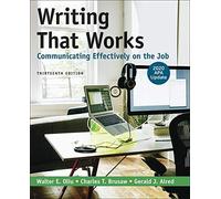 Writing That Works: Communicating Effectively On The Job With 2020 Apa Update