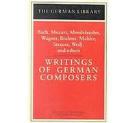 Writings of German Composers, German Library Series Brahms, & Others Bach, Johan Sebastian Bach, Johannes Brahms (Auteur)