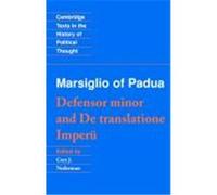 Writings on the Empire, Cambridge Texts in the History of Political Thought Marsilius, Cary J. Nederman, of Padua Marsiglio (Auteur)