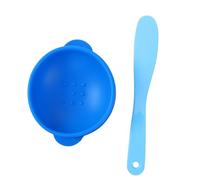 WRITWAA 1 Ensemble Bol En Silicone Soin Du Visage Peau Bol De Masque Épilation Silicium Doux Bols De Masque De Boue Bols De Masque Facial Bols à Masque Gel De Silice Blue Couleur Aléatoire