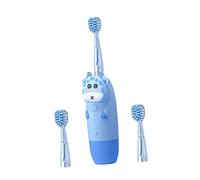 WRITWAA 1 Ensemble Brosse à Dents Électrique Pour Enfants Alimenté Brosse a Dent Enfant Electrique En Forme De Brosses à Dents Sonique Enfant En Bas Âge Sky-blue Soies