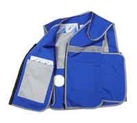 WRITWAA 1 Ensemble Cas Glace Adulte Gilets Rafraîchissants Pour Hommes Refroidissement Gilet Froid Rafraîchissant Vêtements De Rafraîchissement Gilet Plus Frais Pvc Blue