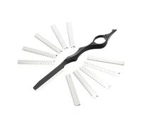 WRITWAA 1 Ensemble Couteau à Effiler Les Cheveux Couper Rasoirs Rasoir Amincissant Les Cheveux Rasoir De Coupe De Cheveux Rasoir En Métal Cheveux Plus Fins Acier Inoxydable Black