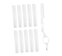 WRITWAA 1 Ensemble Couteau à Effiler Les Cheveux Rasoirs Hommes Lames De Rasoir Trousse De Coupe De Cheveux Rasoir Pour Couper Les Cheveux Rasoir En Métal Silver Acier Inoxydable