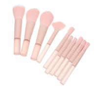 WRITWAA 1 Ensemble ensemble de pinceaux de maquillage essence rougir faisceau de maquillage faire mélange pinceau fard à paupières fille pinceau blush pour les joues Laine de nylon rose