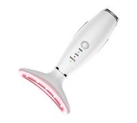 WRITWAA 1 Ensemble instrument de beauté du cou outils anti-rides cavitation masseur de rides du visage anti-rides du cou appareil anti-rides masseur d'épaules et de cou abdos blanche