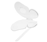 WRITWAA 1 Ensemble palette de maquillage palettes Palette de mélange poudre Se maquiller plateau de mélange de fondation plaque de mélange de fond de maquillage Acrylique Transparent