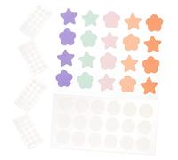 WRITWAA 1 Ensemble Patch Hydrocolloïde Acné Autocollants Invisibles pour Imperfections de Patches Colorés Unique pour Éviter Cicatrices