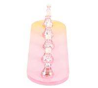 WRITWAA 1 Ensemble Plateau à ongles ongle de main présentoir à ongles pratique support nail art accessoires pour nail art porte-ongles pour nail art supports à ongles décoratifs Plastique
