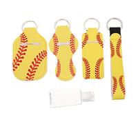 WRITWAA 1 Ensemble Set de Porte Bouteilles Portable avec Couvercle Bracelet et Porte Clés pour Voyage Accessoires de Beauté