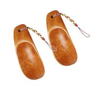 WRITWAA 1 Jeu Chausse-pied En Bois Massif Aide À La Chaussure Chausse-pied Avec Crochet Contemporain Civière À Chaussures Auxiliaire Outil Élévateur Chausse-pieds Soutien Levage 2 Pièces