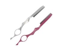WRITWAA 1 Jeu Couteau À Effiler Les Cheveux Rasoir De Stratification Des Cheveux Rasoirs Texturants Coupe De Cheveux Tondeuse Professionnelle Cheveux Plus Fins Acier Inoxydable 2 Pièces
